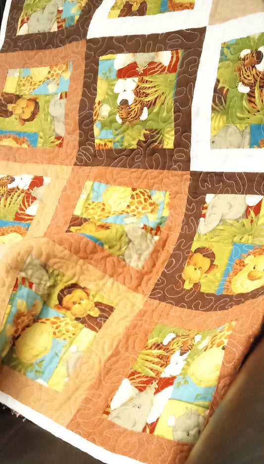 Friendly Jungle – Nursey Quilt