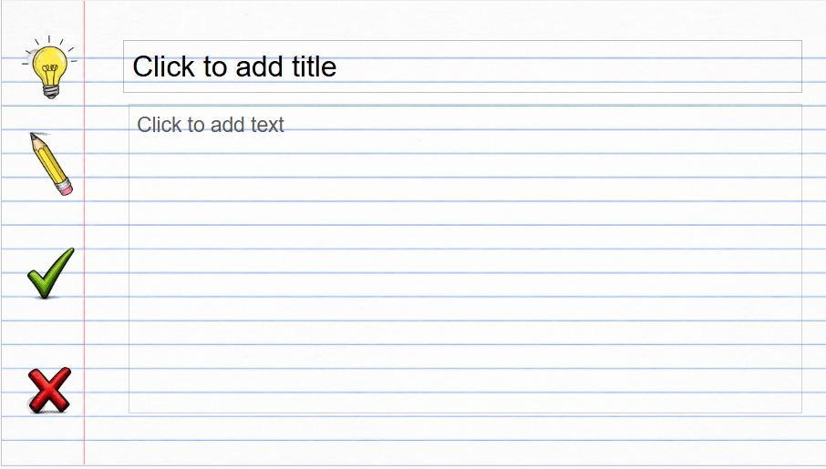 Notebook Presentation Theme Slides