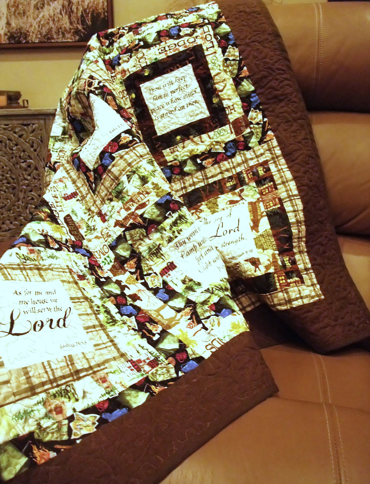 Camping Spirit Lap Quilt