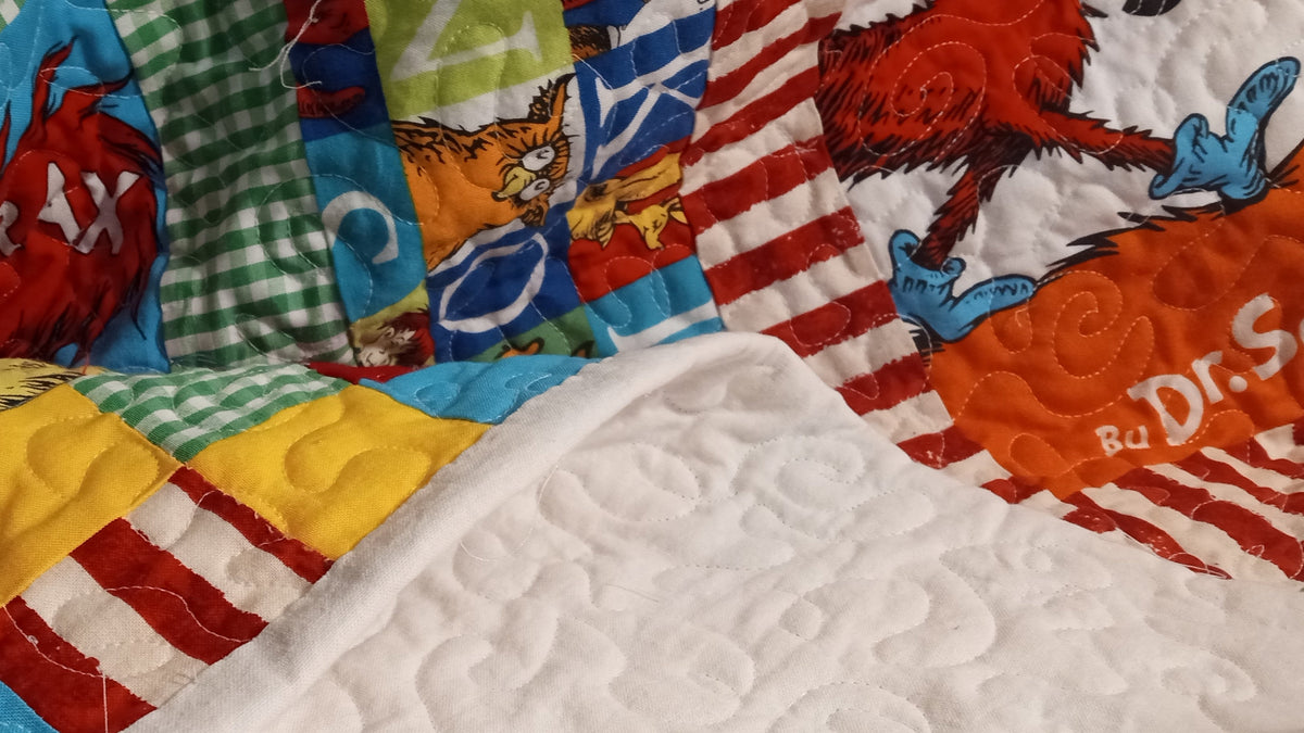 ★ ★ ★ ★ ★ 39" x 47" Cartoon-Inspired Youth Quilt DRAWING ON MONDAY, SEPT. 22.