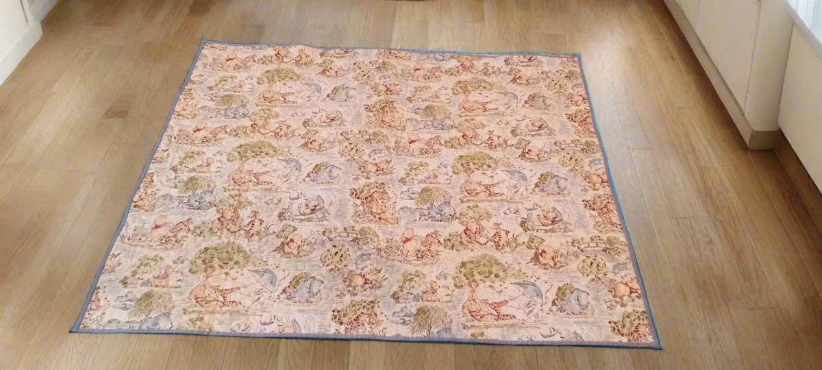 Quilted play pad 'Pooh and Friends' DONATED TO PREGNANCY CENTER