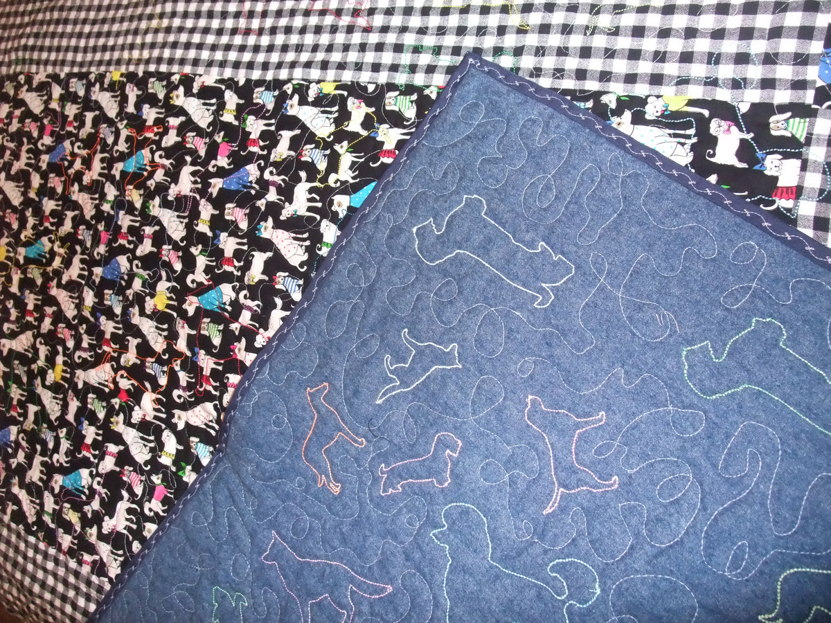 Heavenly Dogs Lap Quilt