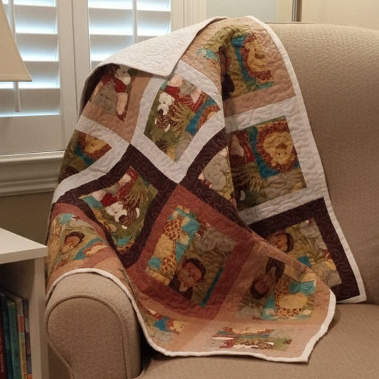 Friendly Jungle – Nursey Quilt