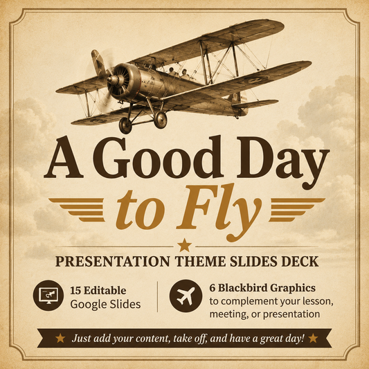 A Good Day to Fly Presentation Theme Slides Deck