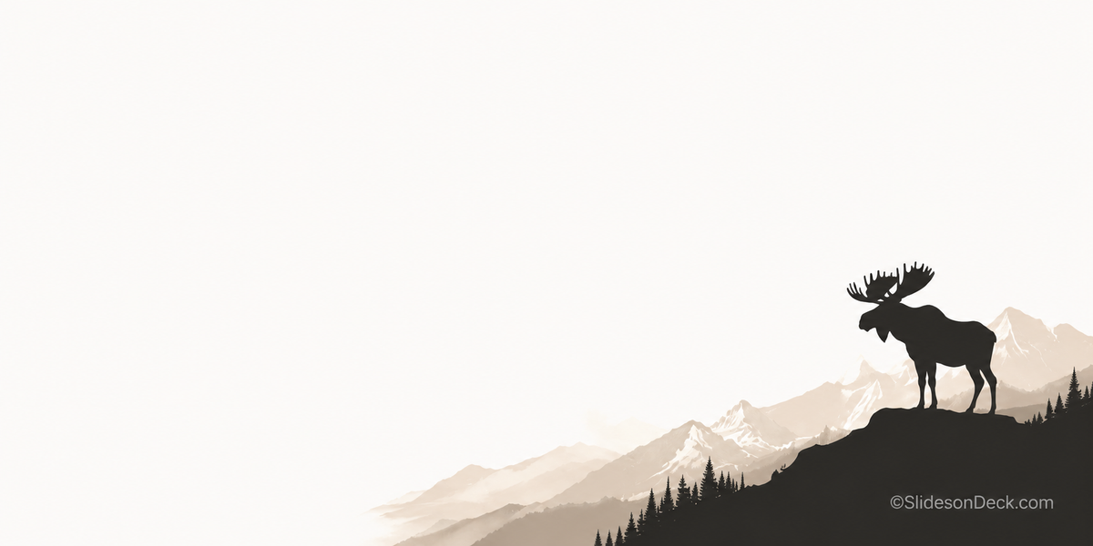 Mountain Moose Mini Presentation Theme Slides Deck