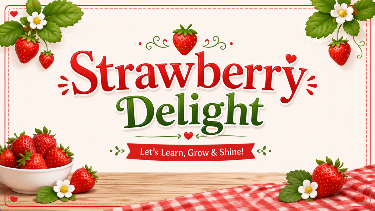 Strawberry Delight Lesson Framework Slides Deck
