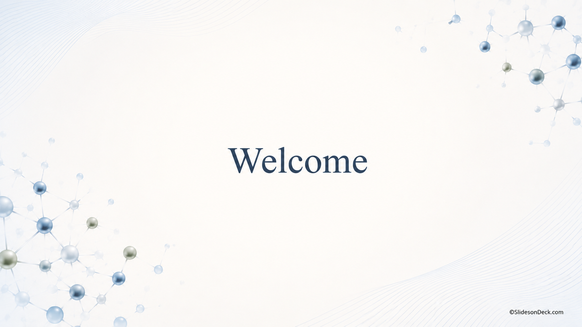 Molecule Presentation Theme Slides