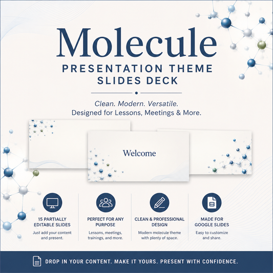 Molecule Presentation Theme Slides