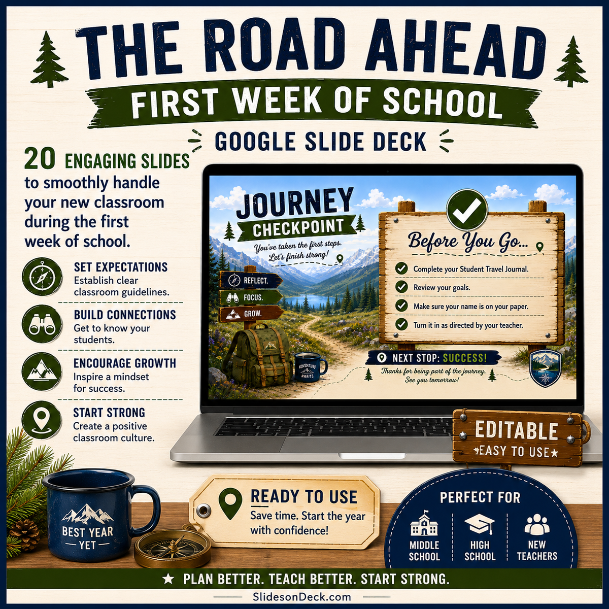 The Road Ahead: First Week of School Resource for Grades 6–12