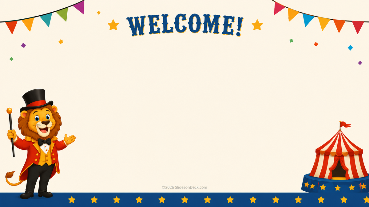 Circus Fun Presentation Theme Slides