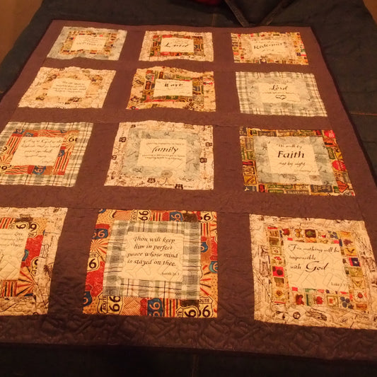 Travel Blessings Lap Quilt