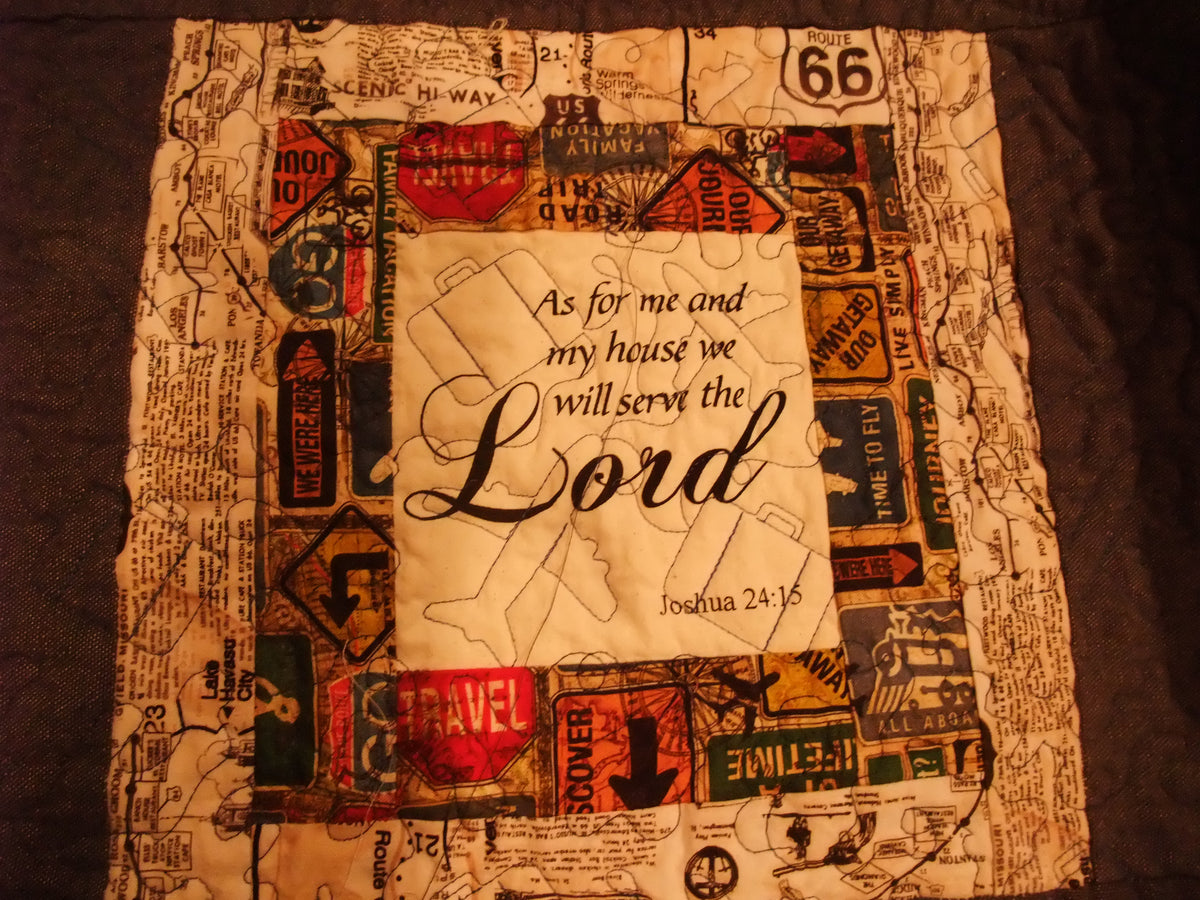Travel Blessings Lap Quilt