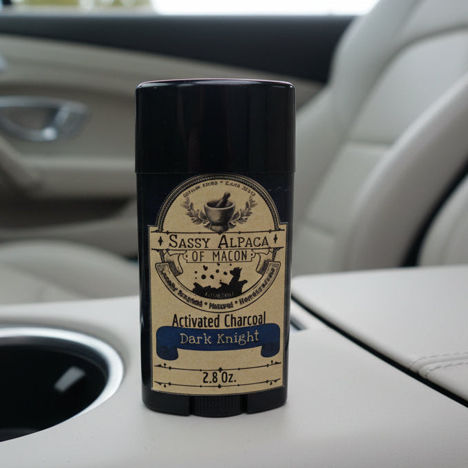 Deodorant in a car