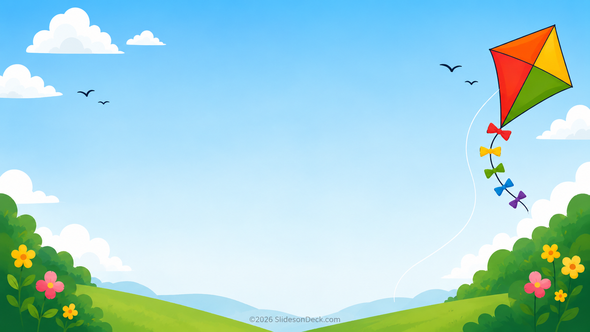 Flying Kites Presentation Theme Slides