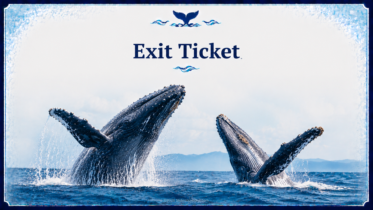Humpback Whales Lesson Framework Slides Deck