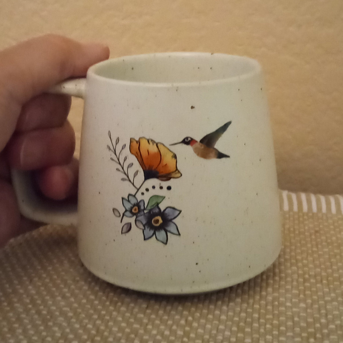 This Grandma is Loved — Hummingbird & Floral Mug