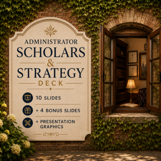 Administrators Scholars and Strategy Meeting Slides Deck