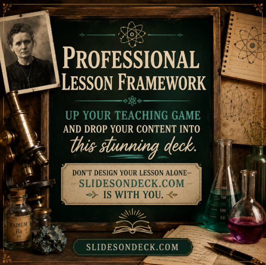 The Curiosity Collection: Marie Curie's Workshop Slides Deck