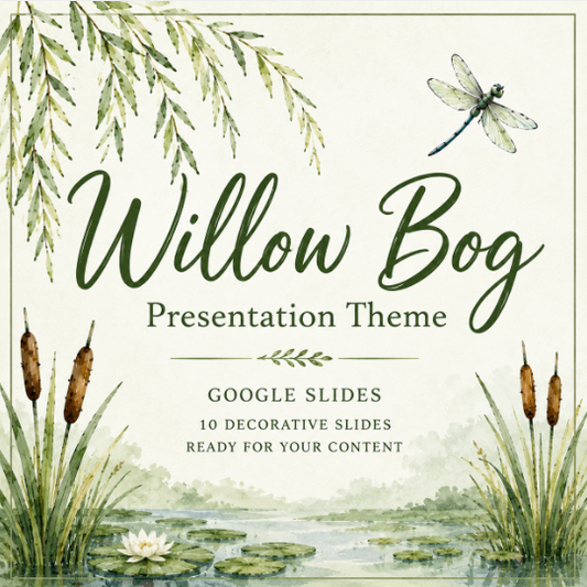 Willow Bog Presentation Theme Slides