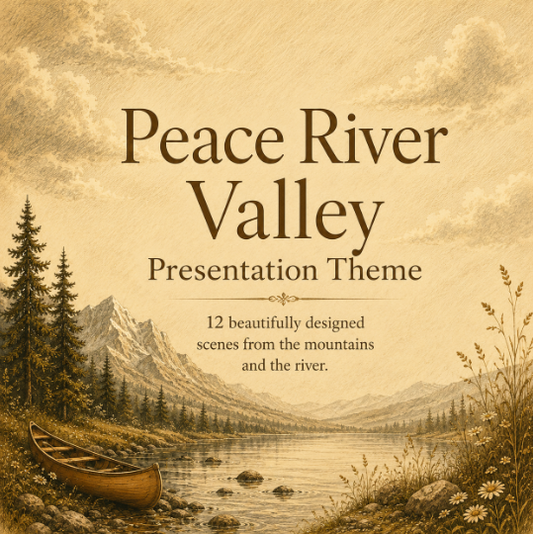 Peace River Valley Presentation Theme Slides