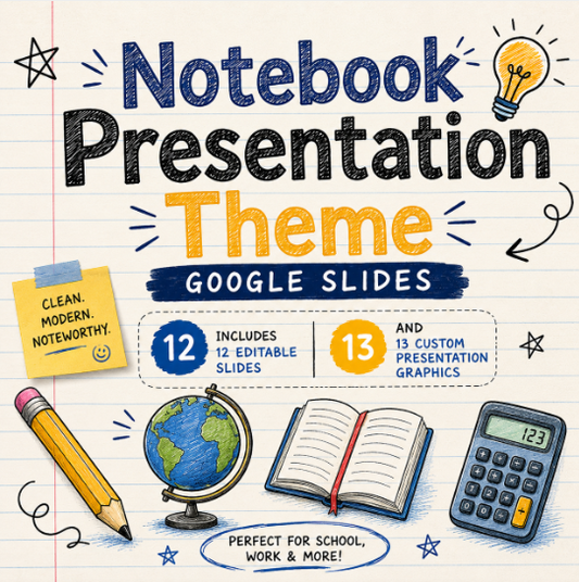 Notebook Presentation Theme Slides
