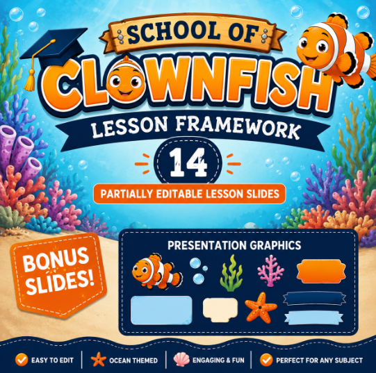 School of Clownfish Lesson Framework Slides Deck