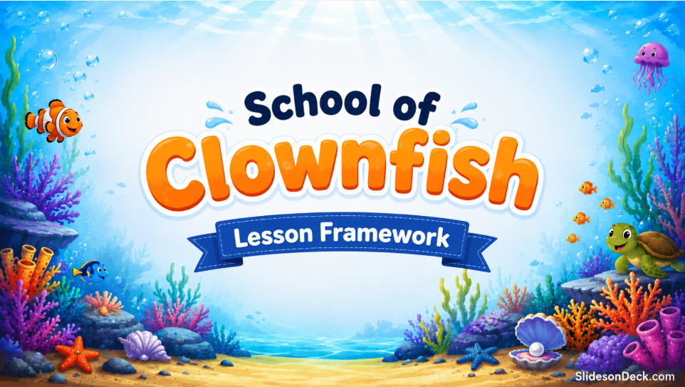School of Clownfish Lesson Framework Slides Deck