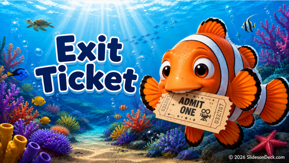 School of Clownfish Lesson Framework Slides Deck
