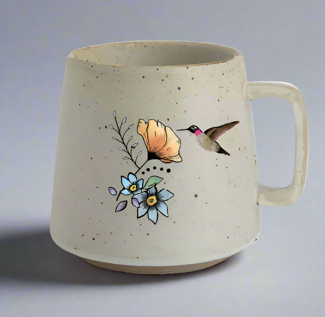 This Grandma is Loved — Hummingbird & Floral Mug