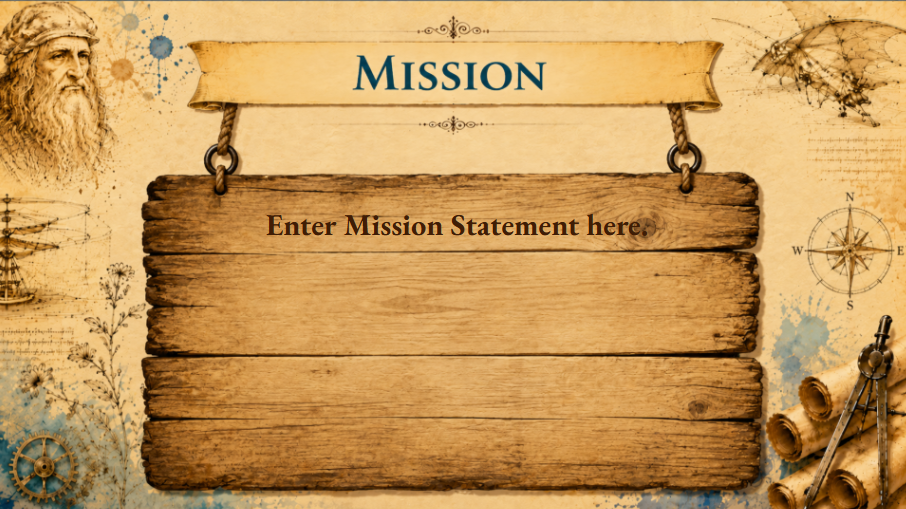 The Curiosity Collection: Leonardo da Vinci's Workshop Slides Deck