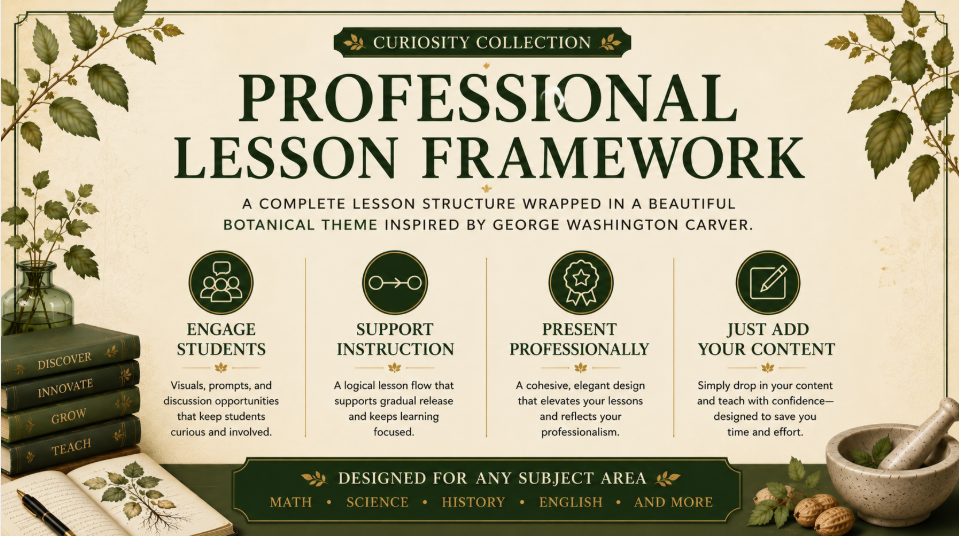 The Curiosity Collection: George Washington Carver's Workshop Slides Deck
