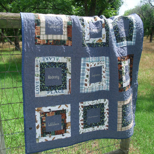 Spirit on the Lake Lap Quilt 43x57