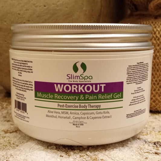 Workout Muscle Recovery & Pain Relief Gel 8 oz.