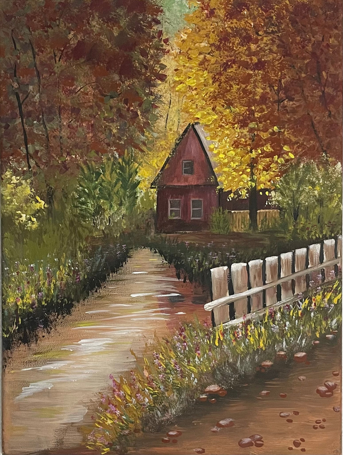 Autumn Path Home Painting