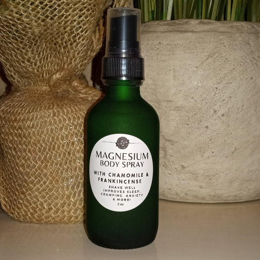 Magnesium Body Spray with Frankincense - 2oz