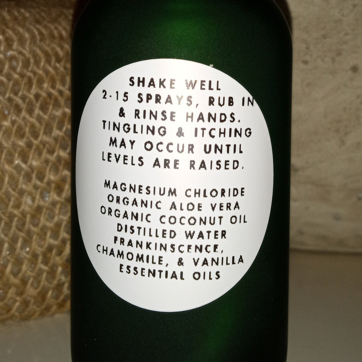 Magnesium Body Spray with Frankincense - 2oz
