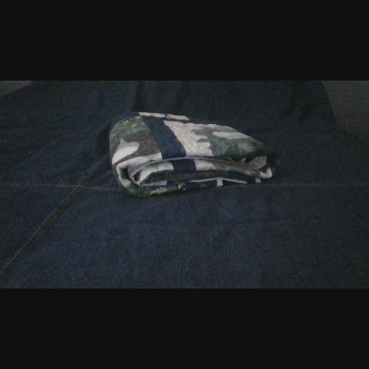 On the Green, Golf-Themed Lap Quilt – 43" x 43