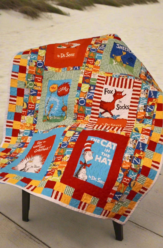 ★ ★ ★ ★ ★ 39" x 47" Cartoon-Inspired Youth Quilt DRAWING ON MONDAY, SEPT. 22.